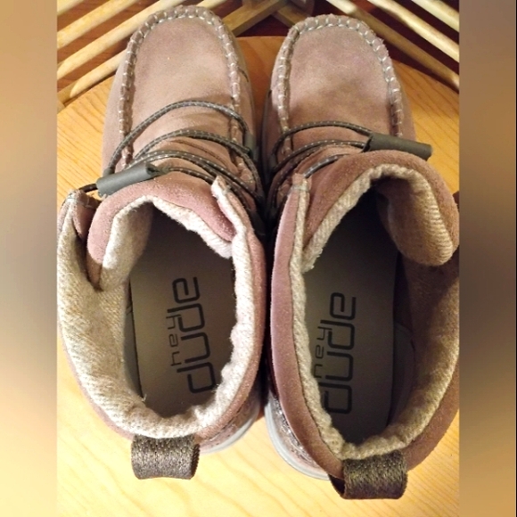 Hey Dude Shoes Hey Dude Womens Eloise Recycled Leather Antique Rose